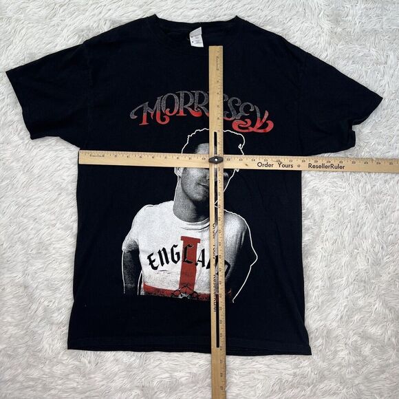 Morrissey England T Shirt Cruel World 2022 Tour Concert Tee Size M Double Sided - Picture 3 of 13